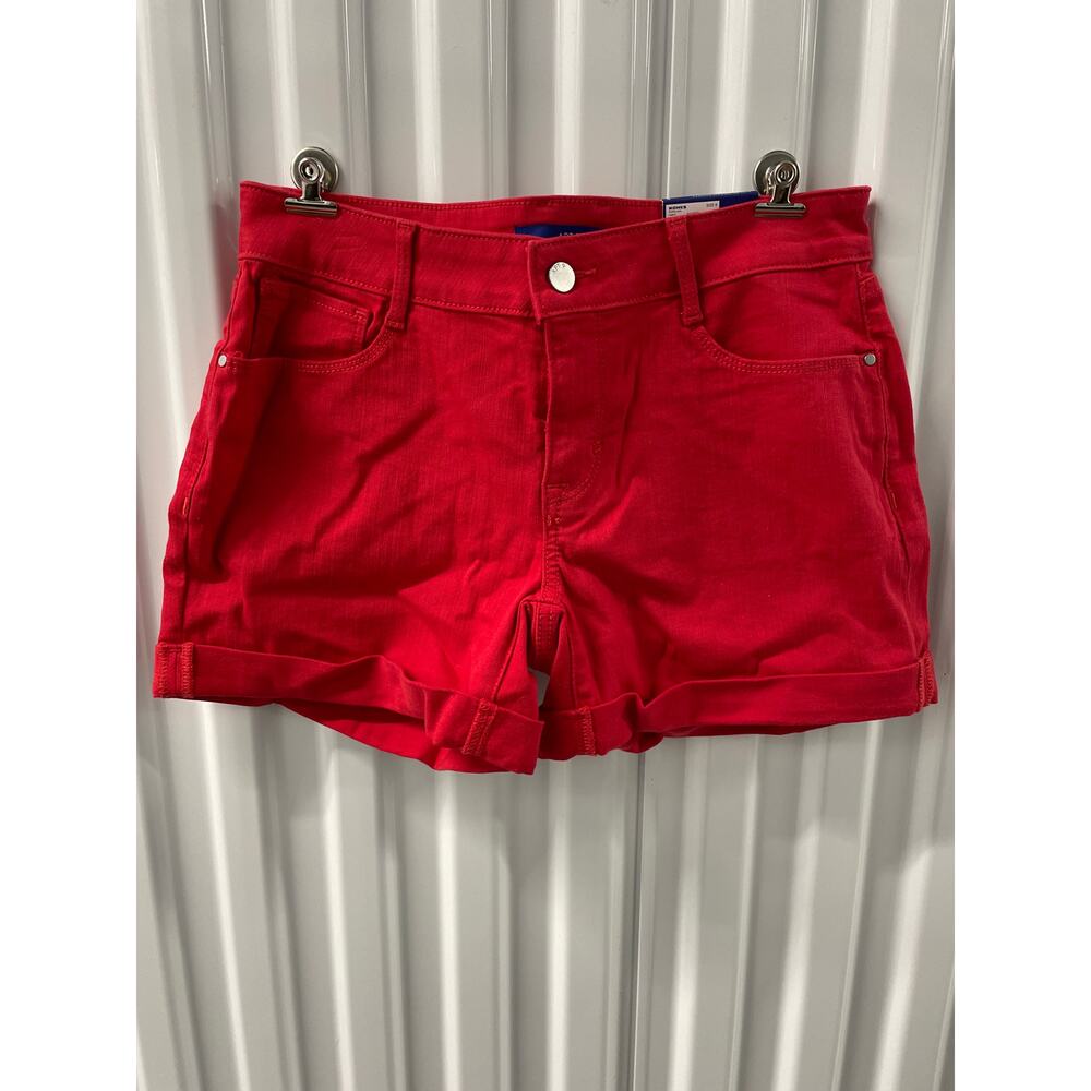 Apt. 9   4 1/2 inseam Shorts Mid Rise  Color 610 Red Size 8